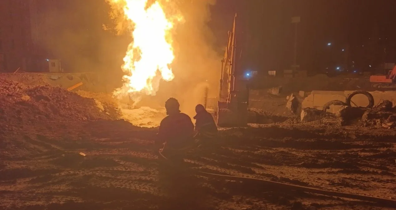 Hatay’da Gaz Kaçağı Yangını: 2 İşçi Yaralandı