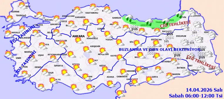 Hava Durumu Uyarıları: Don ve Çığ Tehlikesi!