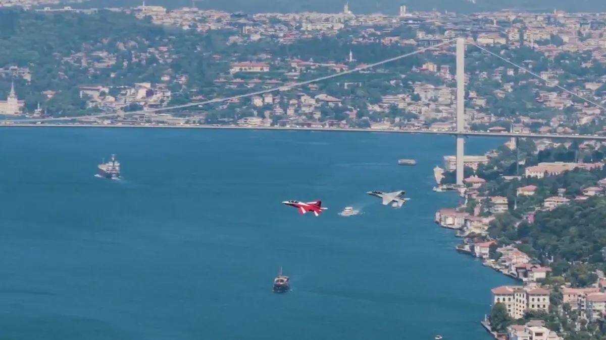 HÜRJET, İstanbul Semalarında Tarihi Gösteri Yaptı