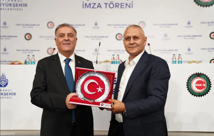 İBB ve HAK-İŞ’ten 45 Bin Emekçiye Yeni Sözleşme