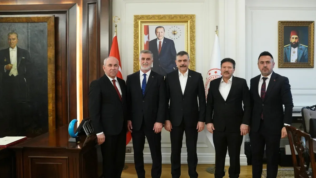 İçişleri Bakanı Çiftçi, TŞOF Heyetini Ağırladı