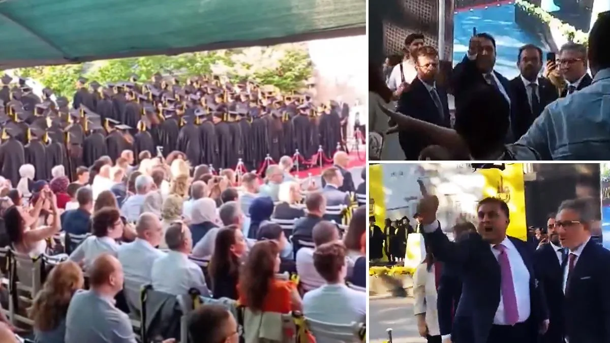 İEL Mezuniyet Töreninde Protesto Gerginliği!