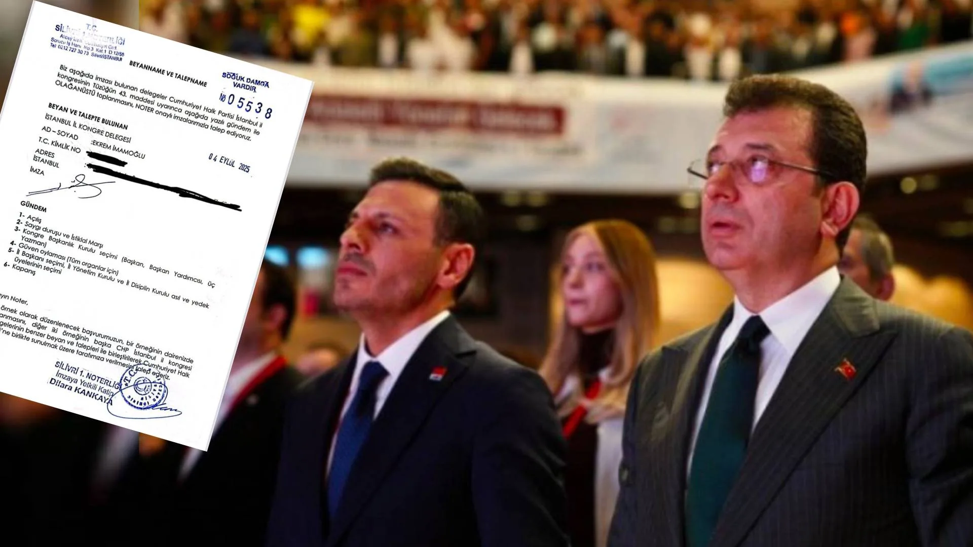 İmamoğlu’ndan Olağanüstü Kongre İmzası!