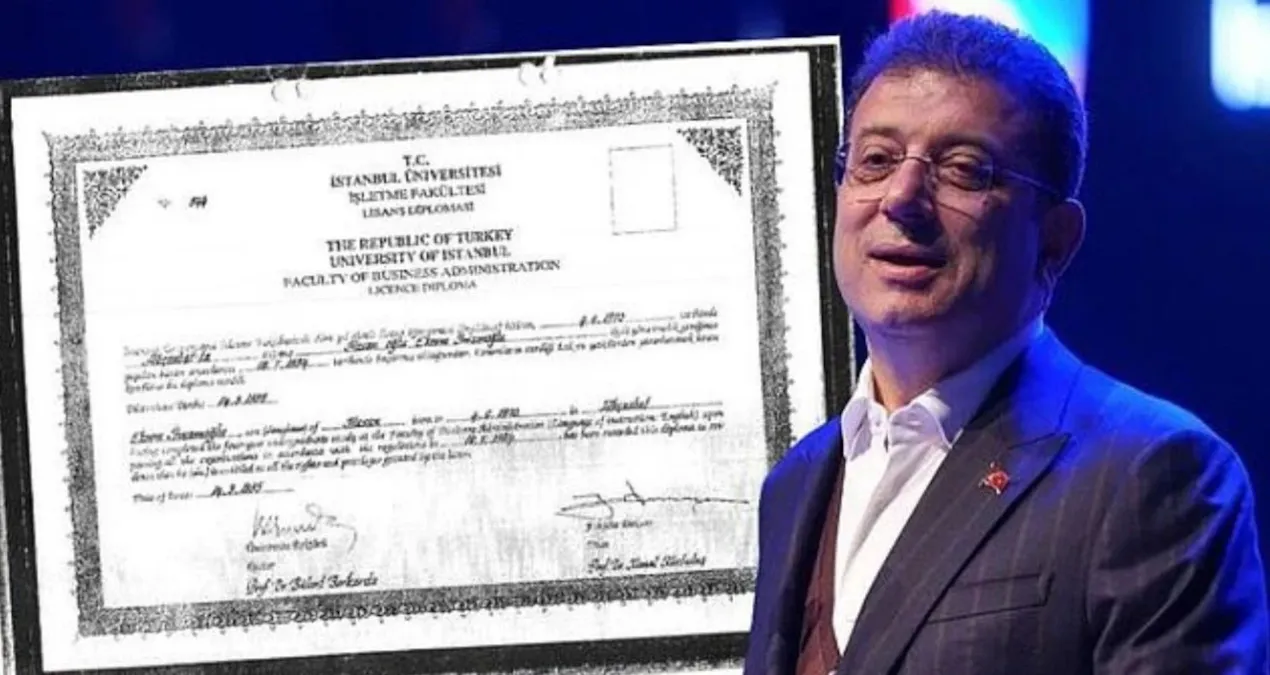 İmamoğlu’nun Diploması İptalinde Yeni Gelişmeler!