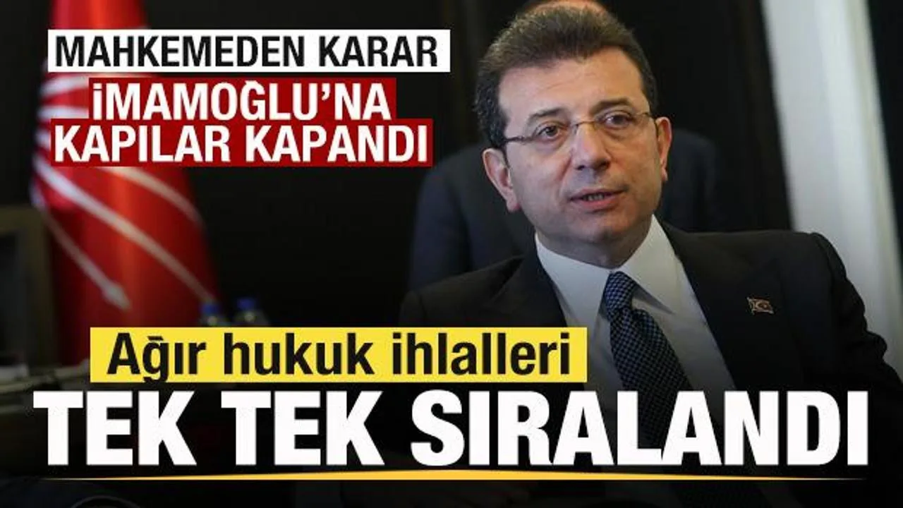 İmamoğlu’nun Diploması Mahkeme Tarafından İptal!