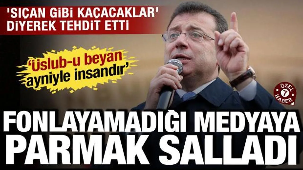 İmamoğlu’nun Medyaya Yönelik Tehditleri Gündem oldu!