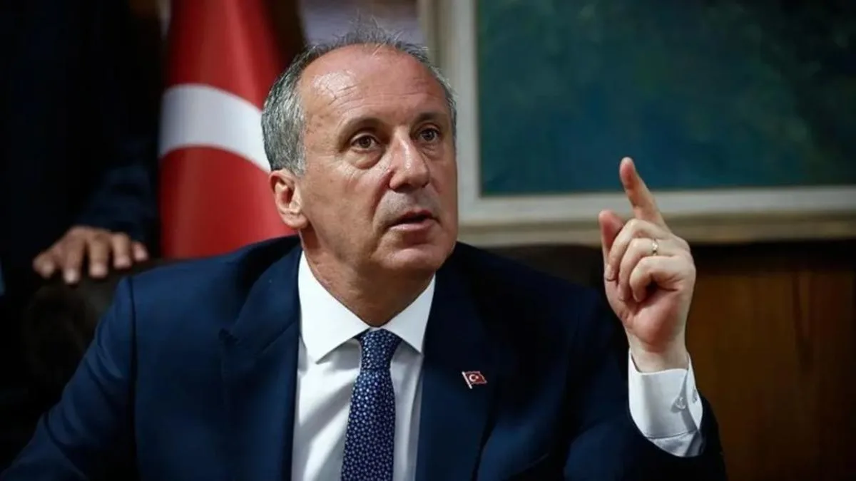 İnce’den CHP ve Yeni Parti’ye Savaş Baltası Çağrısı