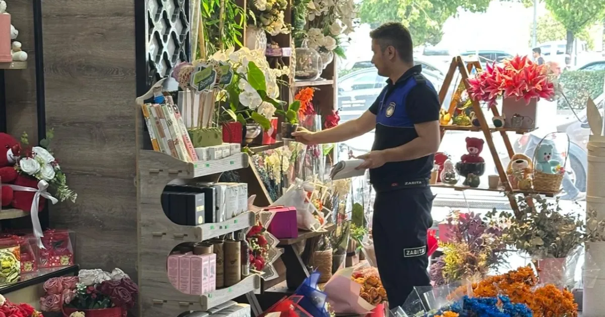 İnegöl’de Çiçekçilere Fiyat Denetimi Başladı!