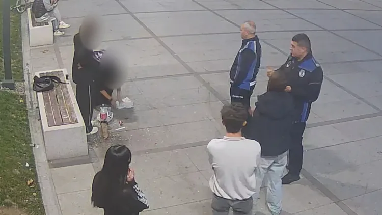 İnegöl’de Gençler Çevre Kirliliği Yüzünden Cezalandırıldı
