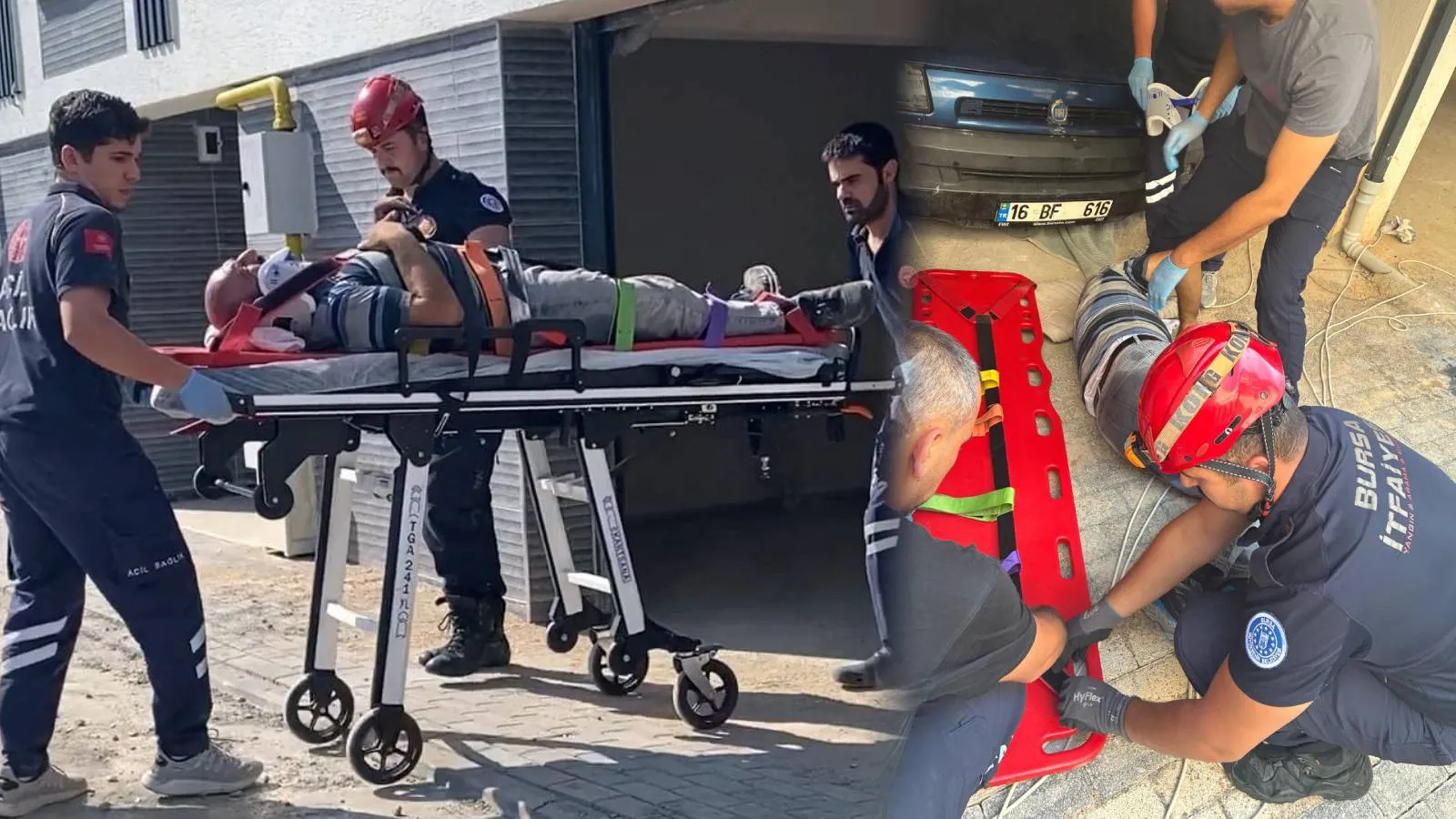 İnegöl’de Kriko Faciası: 1,5 Tonluk Araç Altında Kaldı
