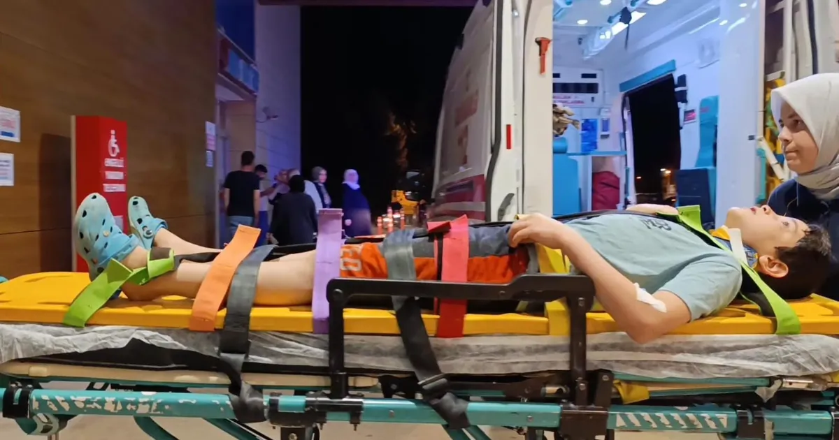 İnegöl’de Motosikletin Çarptığı Çocuk Yaralandı
