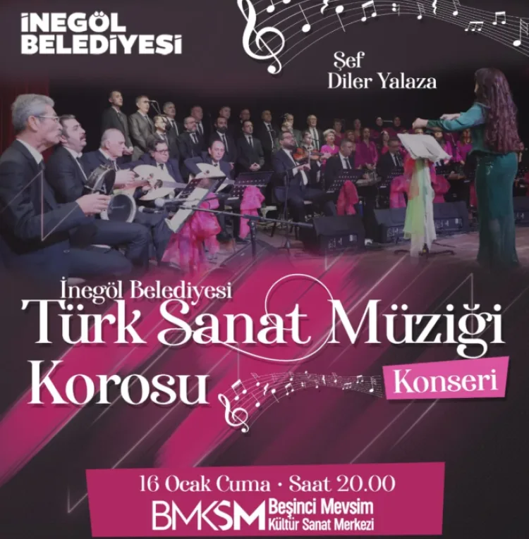 İnegöl’de Türk Sanat Müziği Konseri Heyecanı!