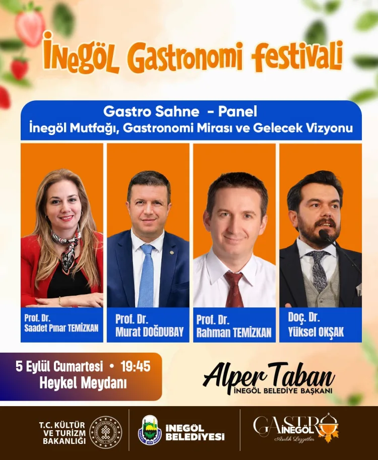 İnegöl Gastronomi Festivali Başlıyor! 3 Gün Lezzet Var!