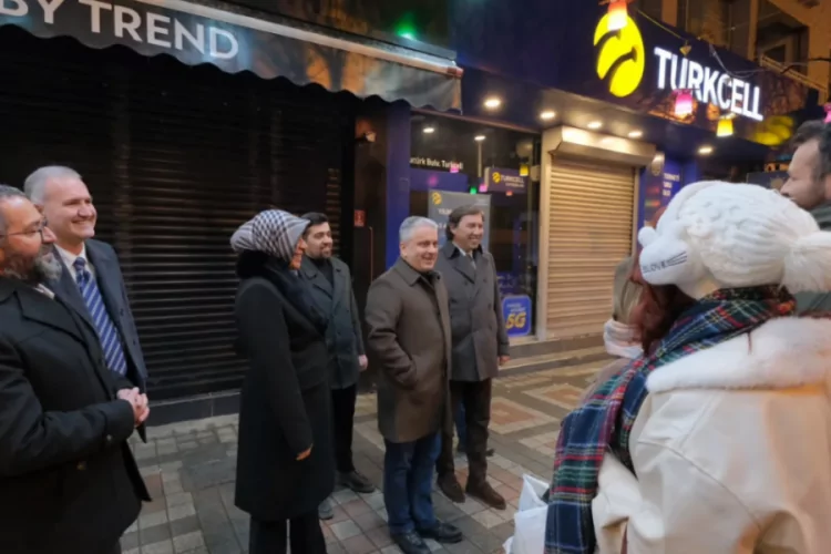 İnegöl Protokolü Yeni Yıla Kamu Çalışanlarıyla Girdi