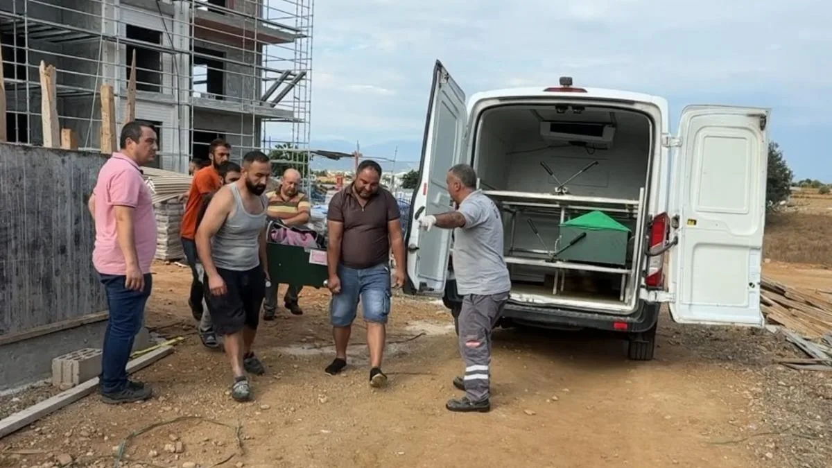 İnşaatta Beton Parçası İşçinin Canını Aldı!