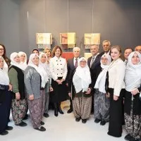 İpek sanatının zarafeti Bursa'da sergilendi İpek sanatının zarafeti Bursa'da sergilendi