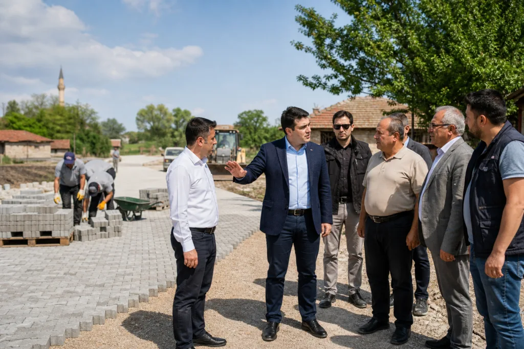 İpsala’da Altyapı Çalışmaları Devam Ediyor