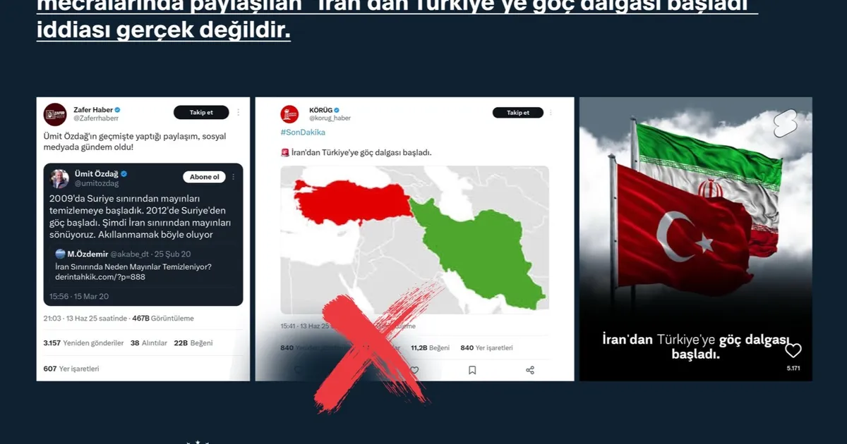 İran’dan Türkiye’ye Göç İddiaları Asılsız!