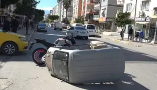 Kepez’de motosikletler çarpıştı: 1 yaralı