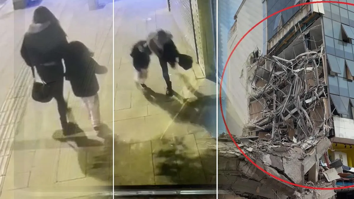 İskenderun’da Bina Çöktü, Anne ve Kızı Kurtuldu!