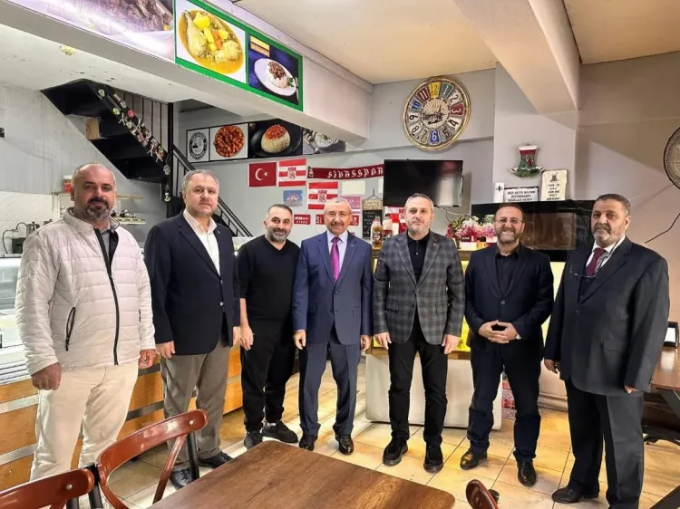 İsmail Erdem Şile’de Esnafı Ziyaret Etti