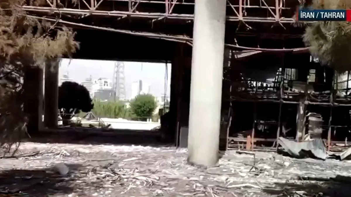 İsrail’den İran’daki Cam Bina’ya Füzeli Saldırı!