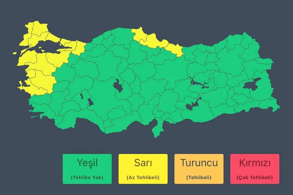 Fırtına geliyor! Hem bakanlık hem valilik uyardı 2