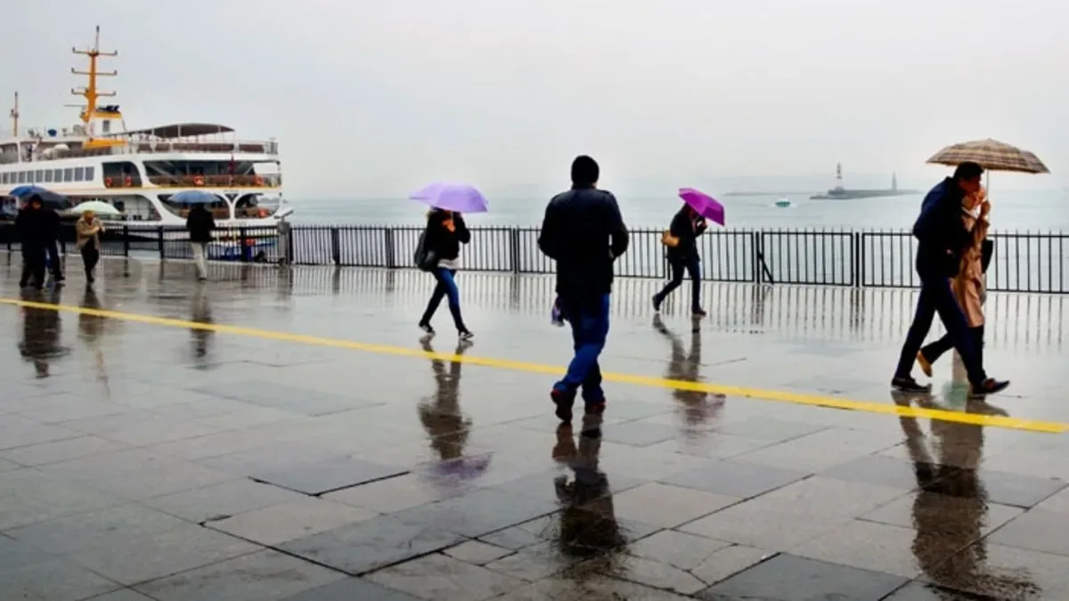 İstanbul’a Sağanak Yağış Uyarısı!