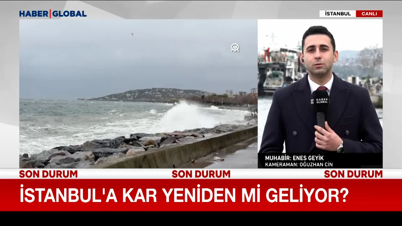 İstanbul’a Yeniden Kar Yağışı Bekleniyor!