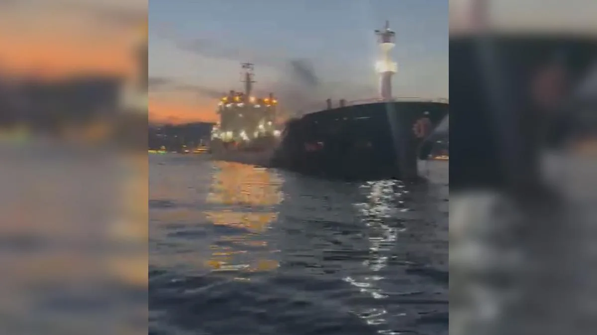 İstanbul Boğazı’nda Geminin Makine Arızası!