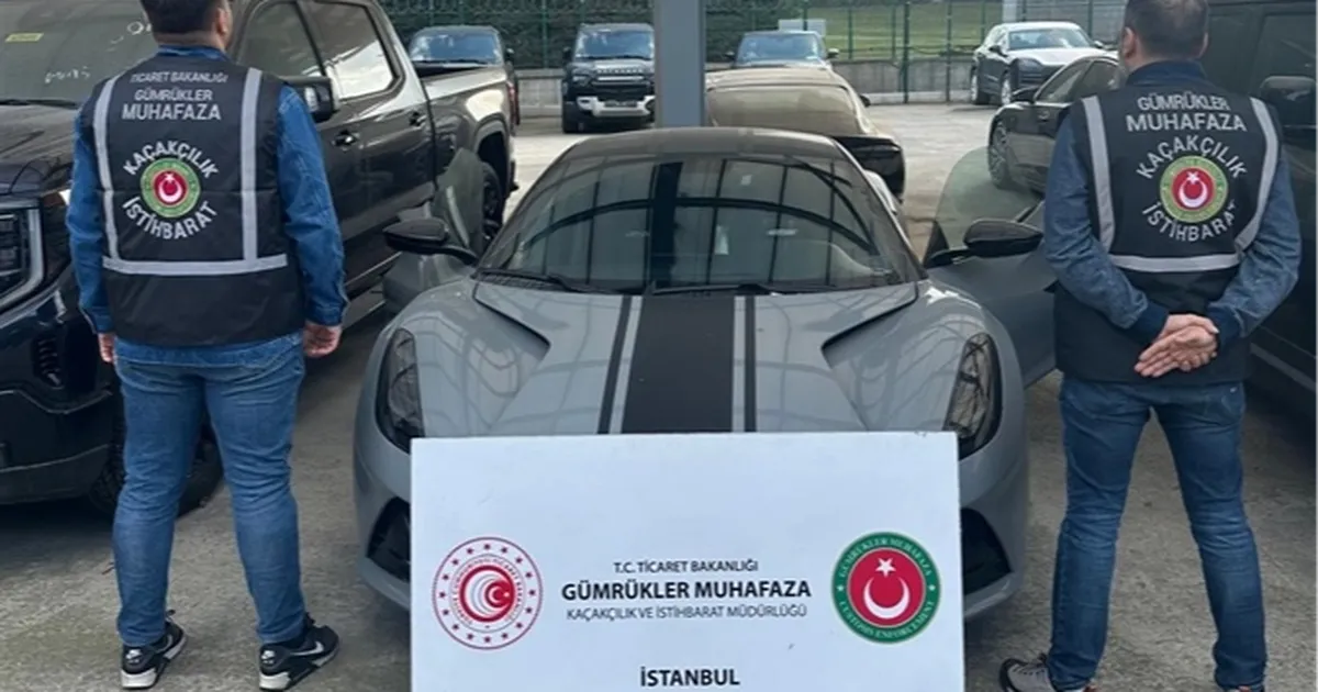 İstanbul’da 288 Milyon TL’lik Lüks Araç Operasyonu!