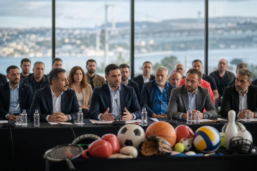 İstanbul’da Amatör Spor Temsilcileri Sorunları Görüşmek İçin Bir Araya Geldi
