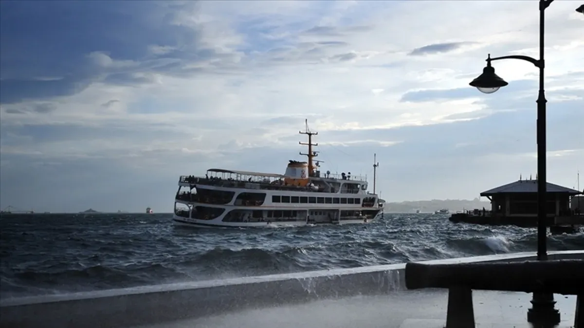 İstanbul’da Deniz Ulaşımında Sefer İptalleri!