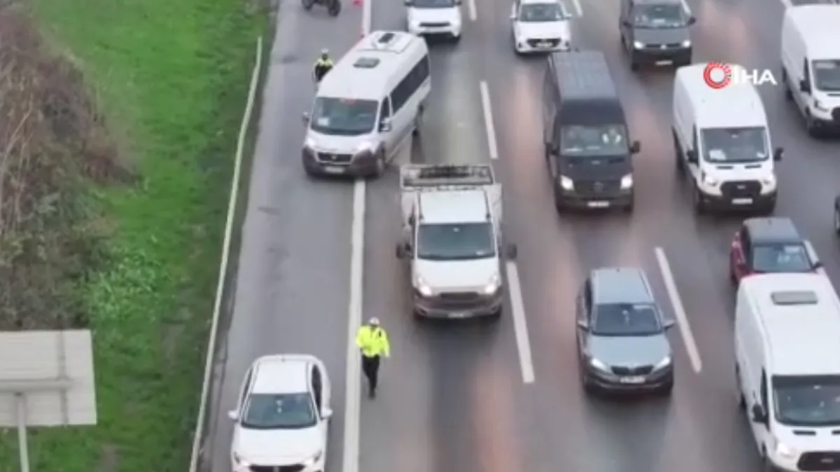 İstanbul’da Dronlu Trafik Denetimi Başladı!
