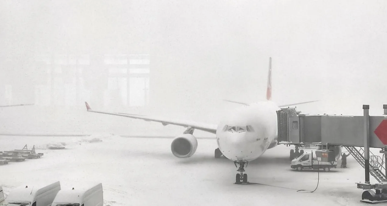 İstanbul’da Hava Koşulları Nedeniyle Uçuş İptalleri