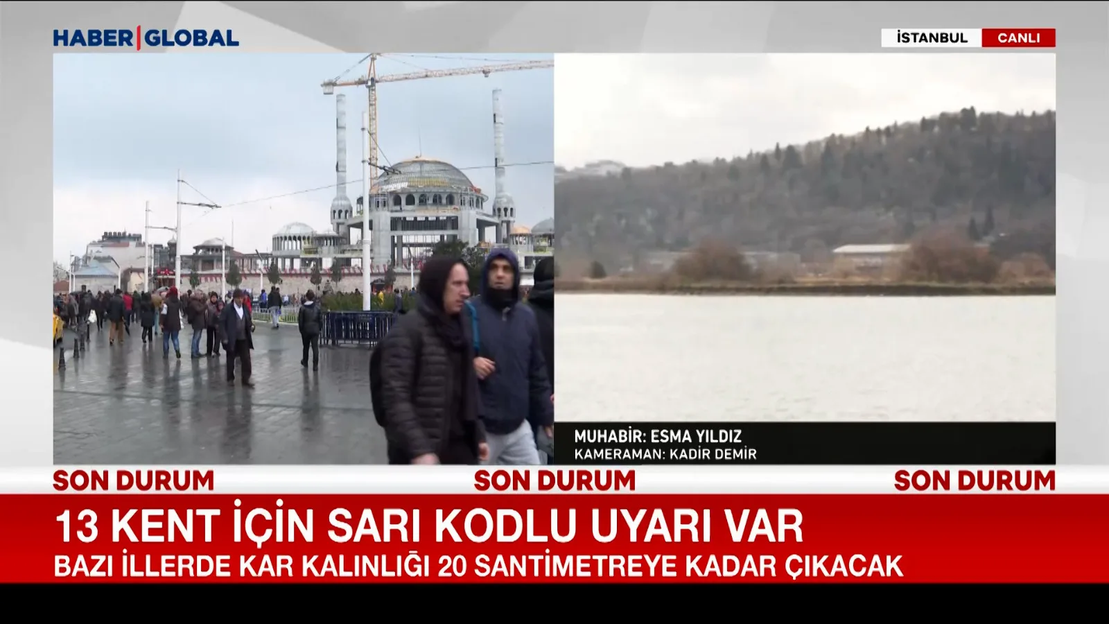 İstanbul’da Kar Uyarısı: 20 Santimetreye Ulaşacak!