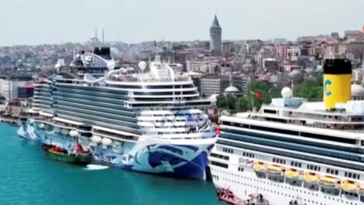 İstanbul’da Kruvaziyer Coşkusu: Dev Gemiler Limanda!