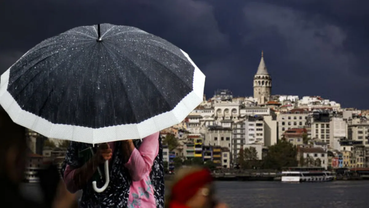 İstanbul’da Kuvvetli Yağış Uyarısı Yapıldı!