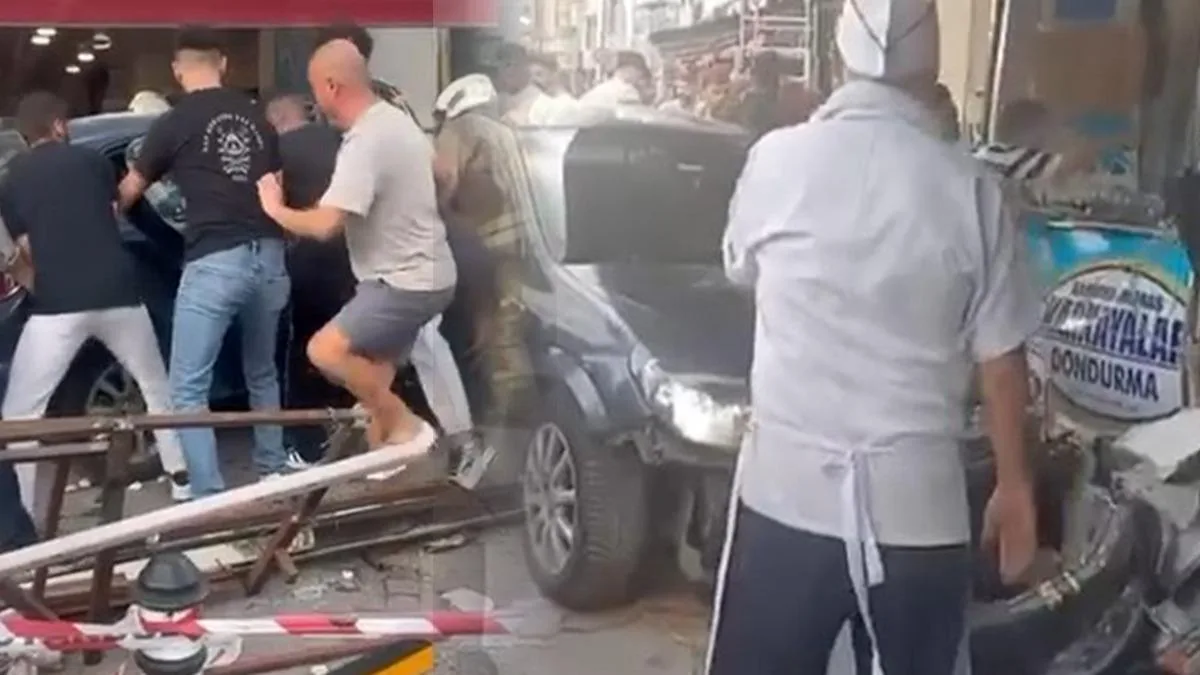 İstanbul’da Otomobil Kaldırıma Daldı: Yaralılar Var!