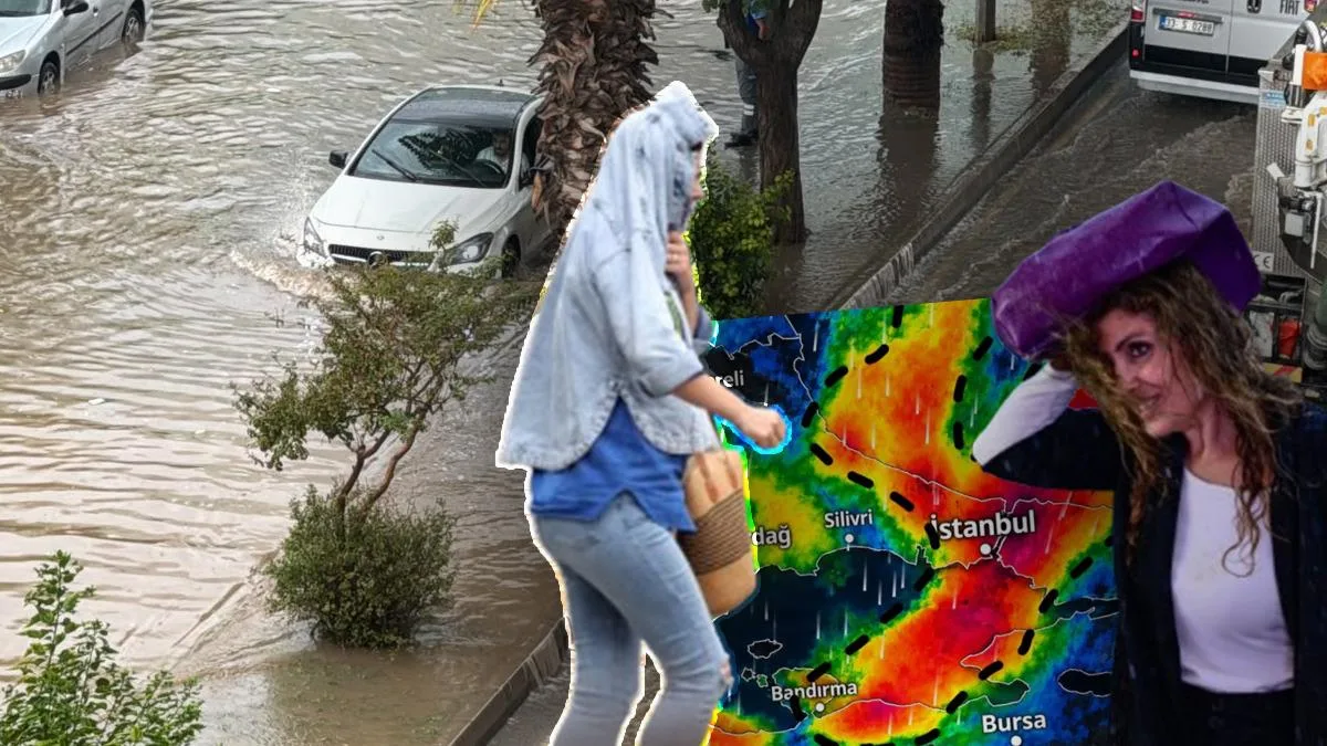 İstanbul’da Sağanak Yağış Hayatı Olumsuz Etkiliyor
