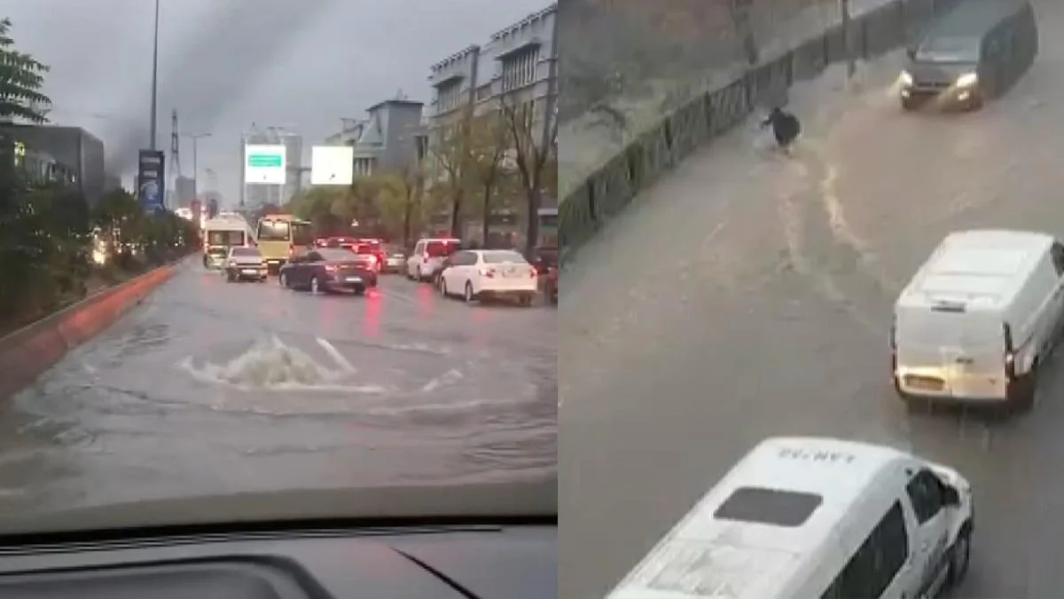 İstanbul’da Sağanak: Yollar Göle Döndü!