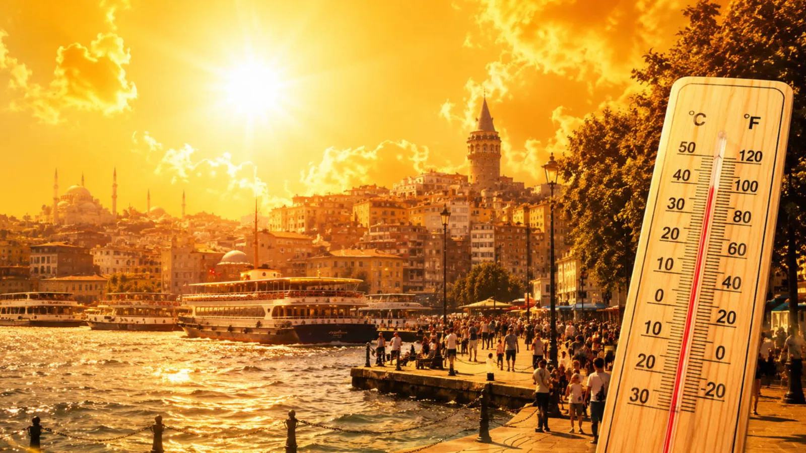 İstanbul’da Sıcak Hava Dalgası Uyarısı!