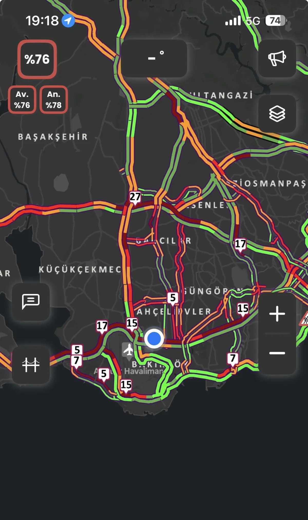 İstanbul da yağmur yağdı, neredeyse hayat durdu! Trafik yoğunluğu yüzde 89'a ulaştı 3