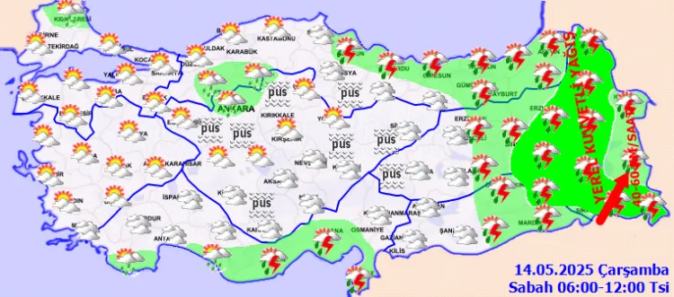 İstanbul Dışında 6 Bölgeye Yağış Uyarısı!