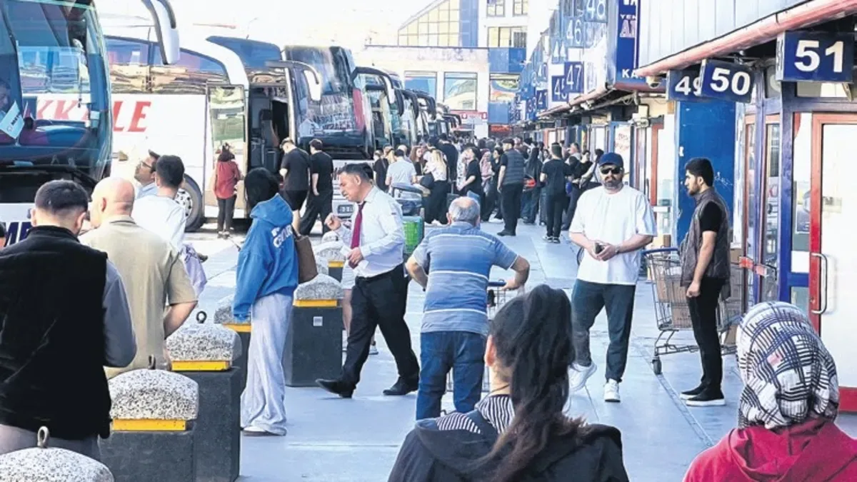 İstanbul Otogarı’nda Bayram Yoğunluğu Başladı!
