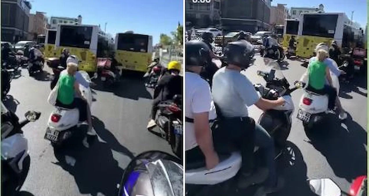 İstanbul Trafiğinde Motosiklet Yoğunluğu Tartışma Yarattı!