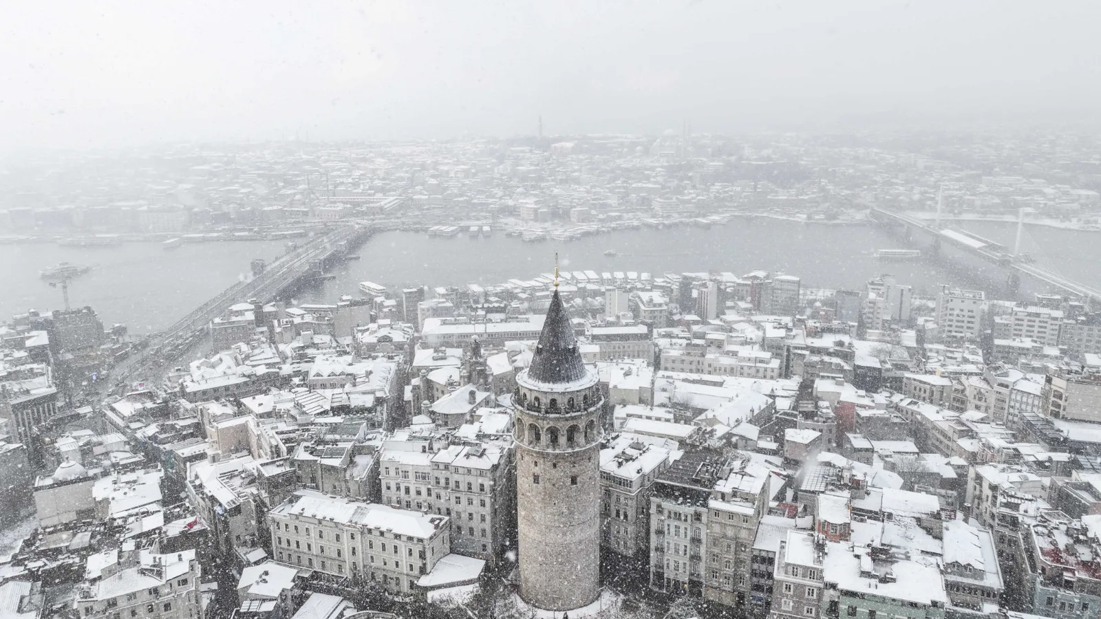 İstanbul ve 76 İl Karla Kaplandı, Sıcaklık 10°C Düştü!