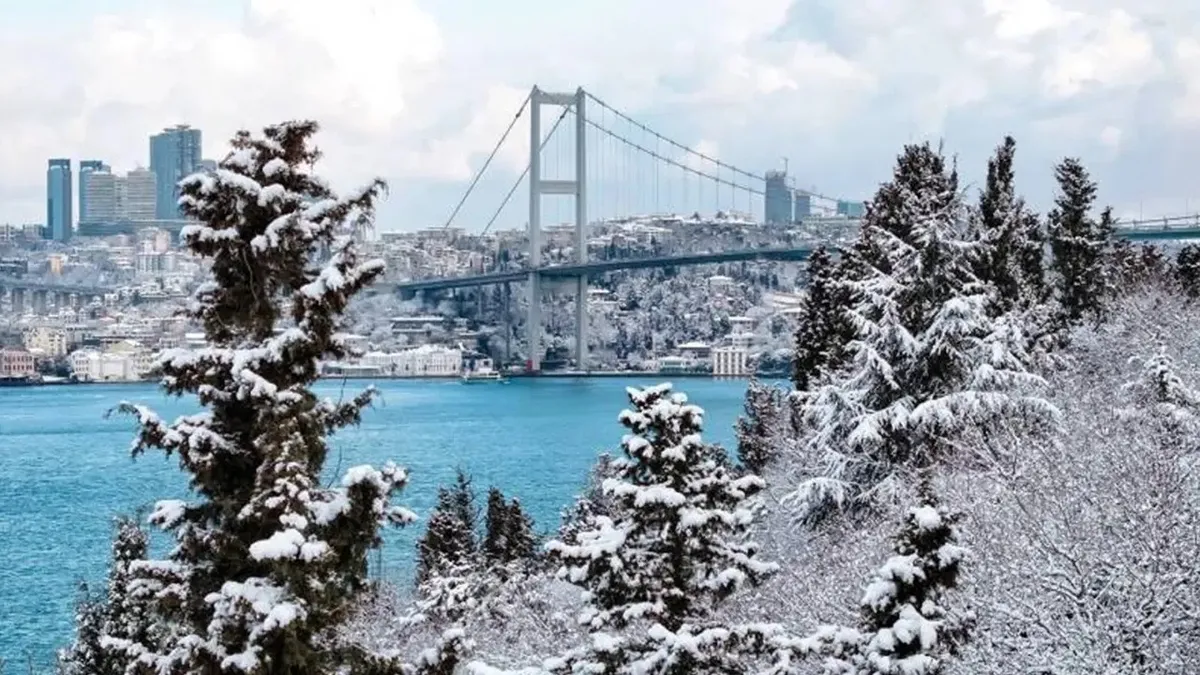 İstanbul Yılbaşında Karla Uyanıyor!