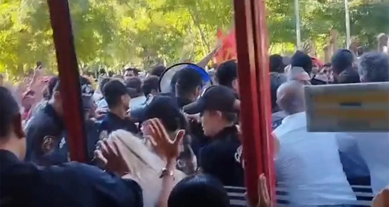 İşten Çıkarılan İşçilerden Meclis Önünde Eylem!