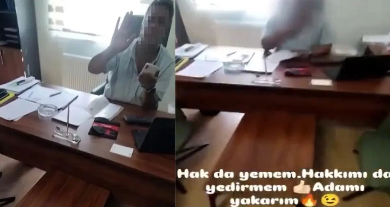 İşten Çıkarılan Kadın Amirine Kaynar Su Döktü!
